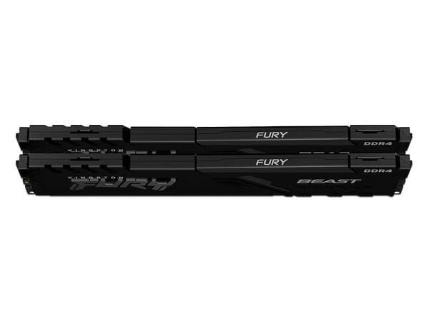 Memoria DIMM Kingston Fury Beast Black, DDR4 PC4-25600 (3200MHz), CL16, 64GB (2 x 32GB).