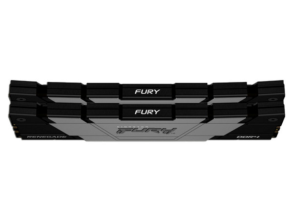 Kit de Memorias DIMM Kingston Fury Renegade Black RGB DDR4, PC4-25600 (3200MHz), CL16, 32GB (2 x 16GB).