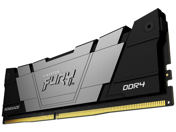 Memoria DIMM Kingston FURY Renegade Black, DDR4 PC4-28800 (3600MHz), CL16, 16GB.