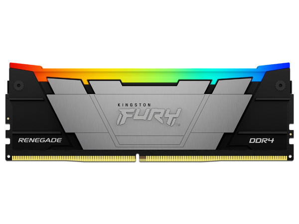 Memoria DIMM Kingston FURY Renegade RGB, DDR4 PC4-28800 (3600MHz), CL16, 32GB (2x16GB).