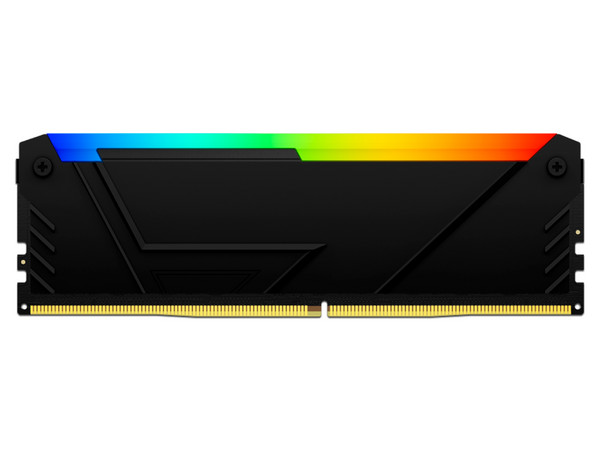 Memoria DIMM Kingston Fury Beast RGB DDR4, PC4-28800 (3600MHz), CL18, 16GB.