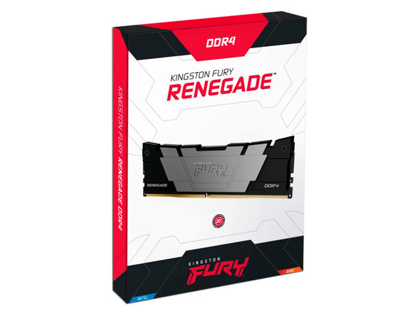 Kit de Memorias DIMM Kingston FURY Renegade, DDR4 4266MHz, CL19, 16GB (2 x 8GB). Color Negro
