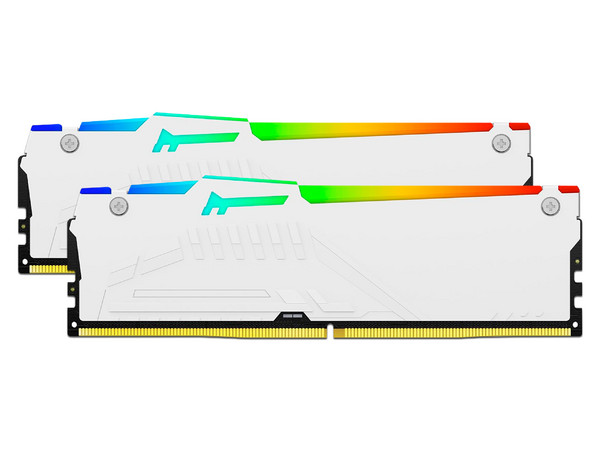 Memoria DIMM Kingston FURY Beast RGB, DDR5 PC5-41600 (5200MHz), CL36, 32GB (2 x 16GB).