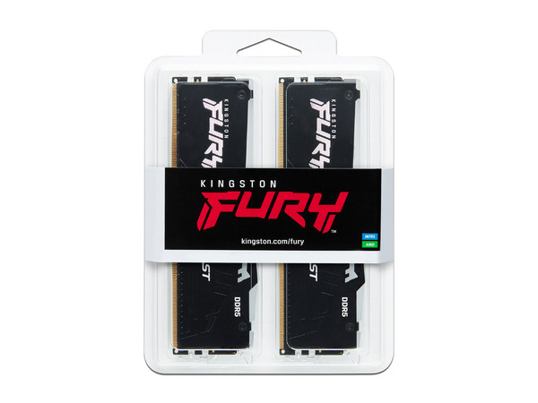 Memoria DIMM Kingston Fury Beast, DDR5 PC5-44800 (5200 MHz), CL 40, 32GB (2 x 16GB)