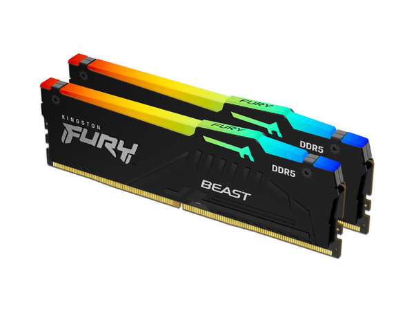 Memoria DIMM Kingston Fury Beast, DDR5 PC5-44800 (5200 MHz), CL 40, 32GB (2 x 16GB)