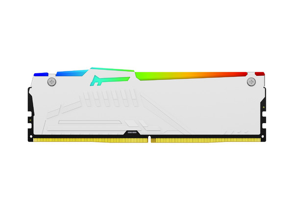 Kit de Memorias DIMM Kingston FURY Beast White, DDR5 (5200MHz), CL40, 128GB (4 x 32GB).
