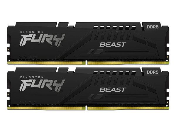 Memoria DIMM Kingston Fury Beast, DDR5 PC5-44800, (5600MHz), CL40, 32GB (2 x 16 GB)