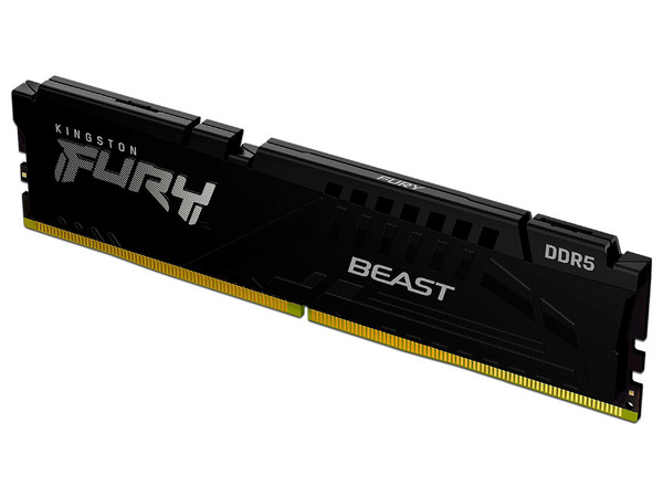 Memoria DIMM Kingston FURY Beast Black, PC5-44800 (5600MHz), CL36, 8GB.