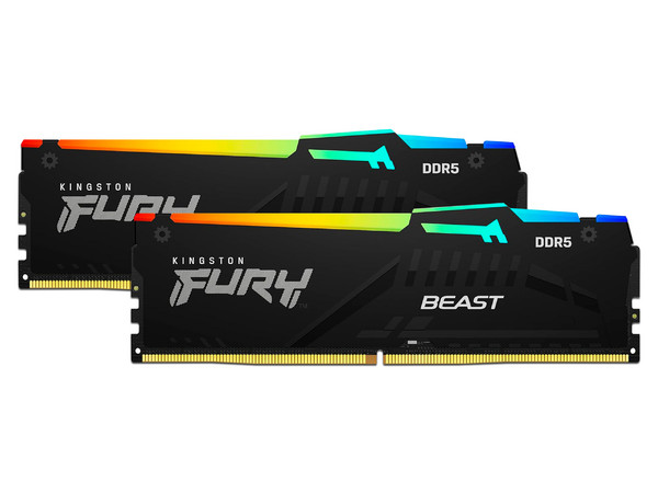 Memoria DIMM Kingston FURY Beast, DDR5 PC5-44800 (5600MHz), CL36, 16GB (2 x 8GB).