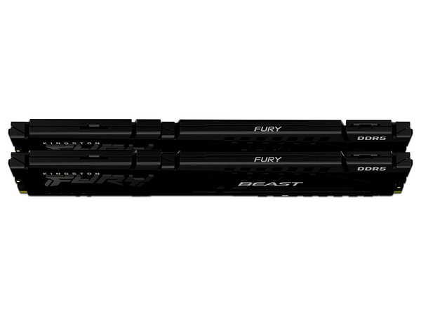 Kit de Memorias DIMM Kingston FURY Beast, DDR5 PC5-44800 (5600MHz), CL36, 16GB (2 x 8GB). Color Negro.