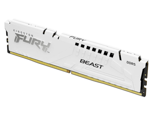 Memoria DIMM Kingston FURY Beast White, DDR5 PC5-44800 (5600MHz), CL36, 32GB.