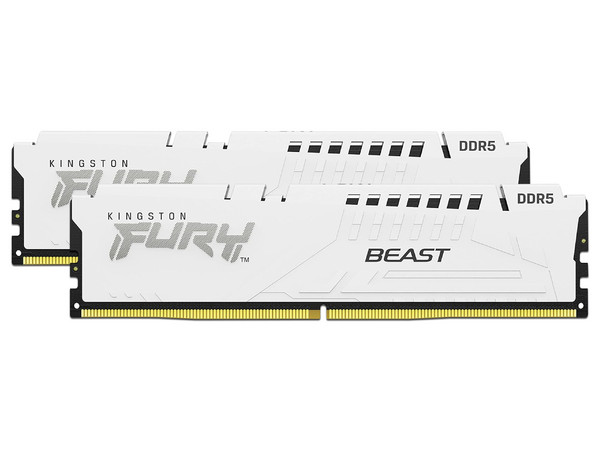 Memoria DIMM Kingston FURY Beast White, DDR5 PC5-44800 (5600MHz), CL36, 32GB (2 x 16GB)