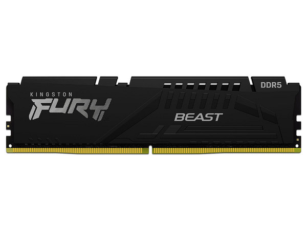 Memoria DIMM Kingston Fury Beast, DDR5 PC5-44800 (5600MHz), CL40, 8GB.