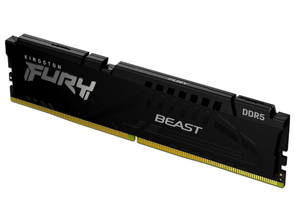 Memoria DIMM Kingston Fury Beast, DDR5 PC5-44800 (5600MHz), CL40, 8GB.
