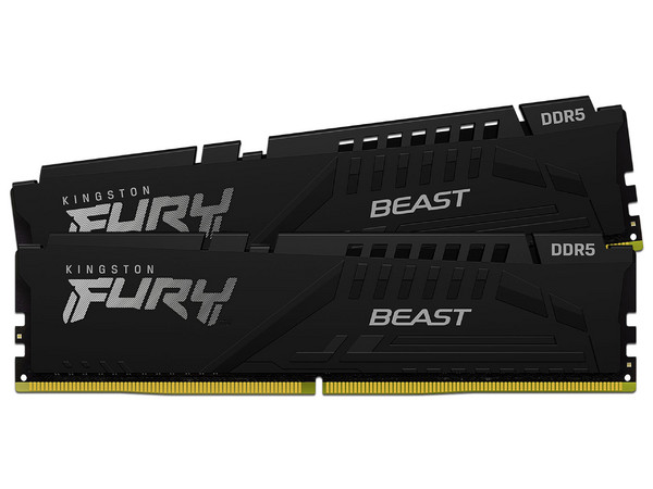 Memoria DIMM Kingston Fury Beast, DDR5 PC5-44800 (5600 MHz), CL 40, 32GB (2 x 16GB).