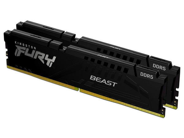 Memoria DIMM Kingston Fury Beast, DDR5 PC5-44800 (5600 MHz), CL 40, 32GB (2 x 16GB).