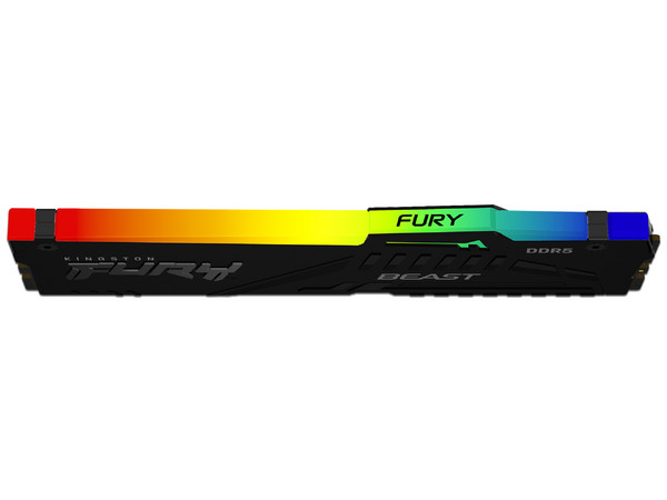 Memoria DIMM Kingston FURY Beast Black, DDR5 PC5-48000 (6000MHz), CL30, 16GB.