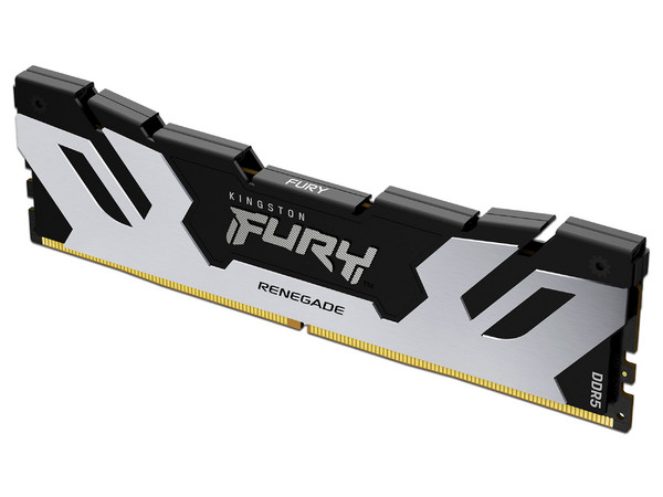 Memoria DIMM Kingston Fury Renegade Silver XMP, DDR5 PC5-48000 (6000MHz), CL32, 48GB.