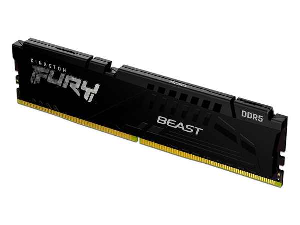 Memoria DIMM Kingston FURY Beast Black Expo, DDR5 PC5-48000 (6000MHz), CL36, 32GB.