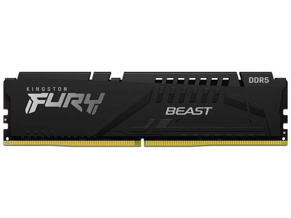 Memoria DIMM Kingston FURY Beast Black, DDR5 (6000MHz), CL36, 32GB.