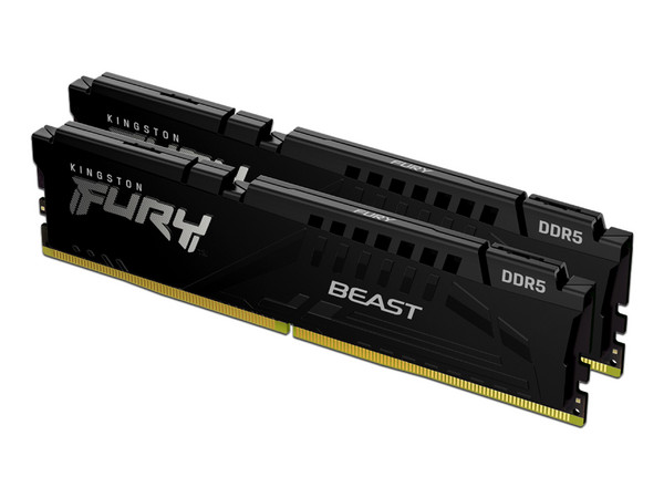 Kit de Memorias DIMM Kingston FURY Beast, DDR5 PC5-48000 (6000MHz), CL36, 32GB (2 x 16GB).