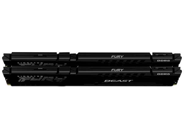 Memoria DIMM Kingston FURY Beast Black, DDR5 PC5-48000 (6000MHz), CL36, 64GB (2x32GB).