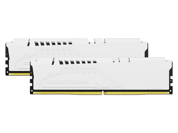 Memoria DIMM Kingston FURY Beast White, DDR5 PC5-48000 (6000MHz), CL36, 64GB (2 x 32GB).