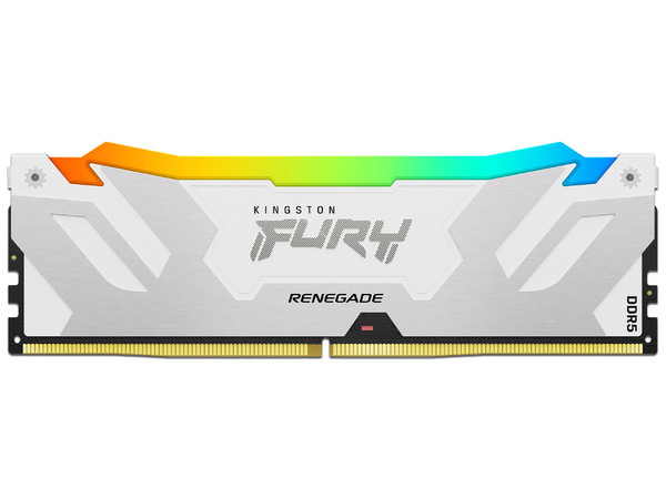Kit de Memorias DIMM Kingston FURY Renegade White DDR5, PC5-54400 (6800MHz), RGB, 32GB (2x16GB).