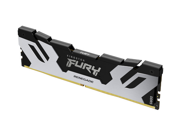 Memoria RAM Kingston DDR5 UDIMM 24GB, CL38, 8000MT/s, Fury Renegade, Modelo KF580C38RS-24, Color Silver.