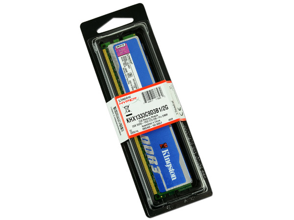 Memoria Kingston HyperX blu DDR3, PC3-10600 (1333MHz) CL9, 2GB