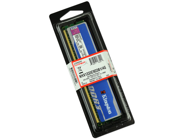 Memoria Kingston HyperX blu DDR3 PC3-10600 (1333 MHz) CL9, 4GB