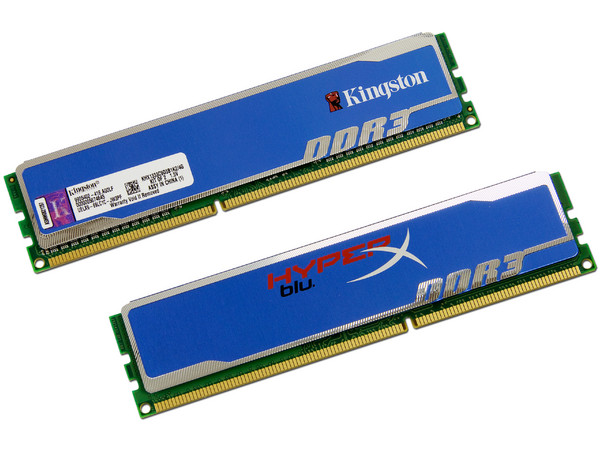 Memoria Kingston HyperX blu DDR3 1333 MHz, CL9, 4GB (2 x 2GB), Kit con dos piezas de 2GB
