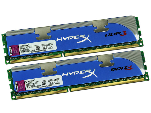Memoria Kingston HyperX 2GB (2 x 1GB) DDR3 (1333MHz - PC3-10600), Kit con dos piezas de 1GB