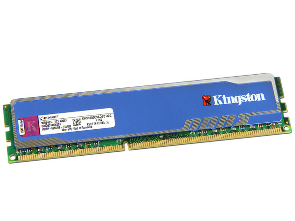 Memoria Kingston HyperX blu DDR3, PC3-12800 (1600MHz) CL9, 2GB