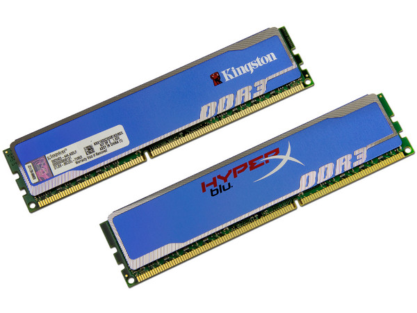 Memoria Kingston HyperX blu DDR3 PC3-12800 (1600MHz), CL9, 8GB (2 x 4GB), Kit con dos piezas de 4GB