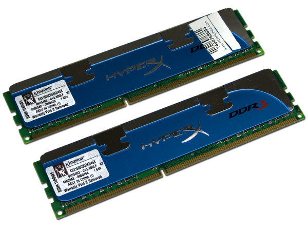 Memoria Kingston HyperX de 4GB (2x2GB) DDR3 1600MHz (PC3-12800), CL 9.