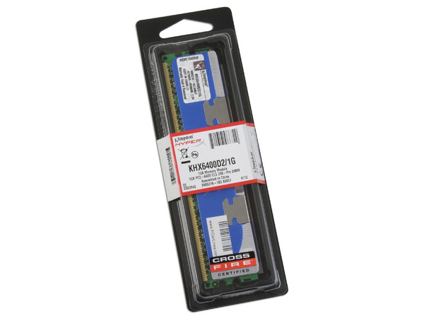 Memoria Kingston HyperX DDR2, PC2-6400 (800Mhz), 1GB