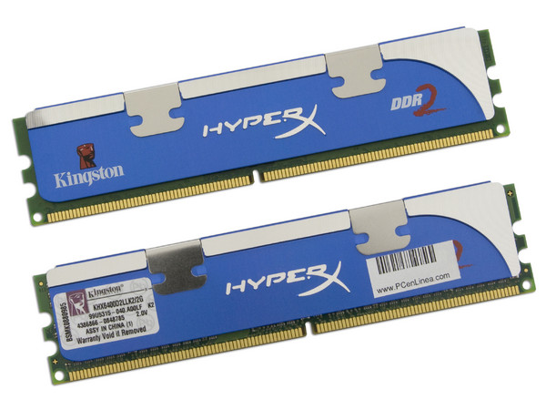 Memoria Kingston HyperX 2GB (2 x 1GB) DDR2 SDRAM (800MHz - PC2-6400) Dual Channel, Kit con dos piezas de 1GB