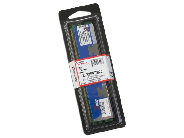 Memoria Kingston HyperX DDR2, PC2-8500 (1066Mhz), 2GB