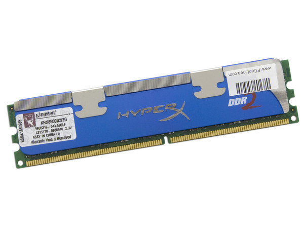Memoria Kingston HyperX DDR2, PC2-8500 (1066Mhz), 2GB