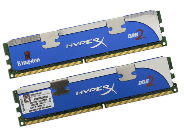Memoria Kingston HyperX 4GB (2 x 2GB) DDR2 SDRAM (1066 MHz - PC2-8500) Dual Channel, Kit con dos piezas de 2GB