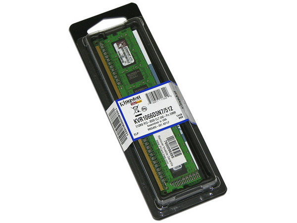 Memoria Kingston DDR3, PC3-8500 (1066Mhz), 512MB