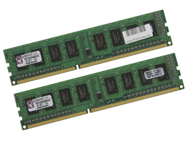 Memoria Kingston 2GB (2 x 1GB) DDR3 (1333MHz - PC3-10600), Kit con dos piezas de 1GB