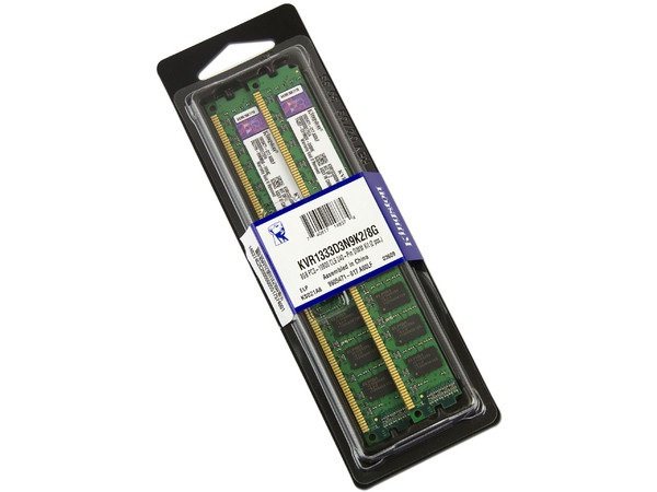 Memoria Kingston 8GB DDR3 (1333MHz - PC3-10600), Kit con dos piezas de 4GB