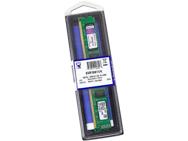 Memoria Kingston DDR3 PC3-12800 (1600 MHz) CL11, 4GB