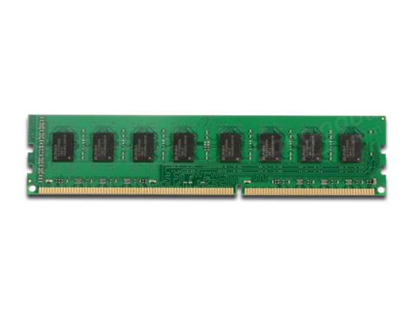 Memoria  DIMM  Kingston DDR3, PC3-12800 (1600 MHz), CL11, de 4GB. Empaque original desgastado, producto con desgaste y uso visible.