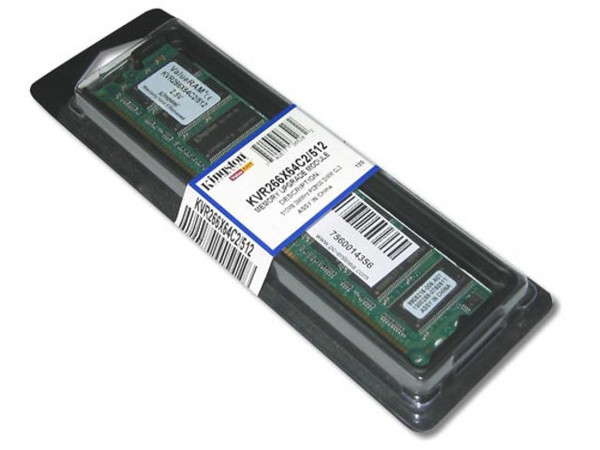 Memoria Kingston DDR DIMM PC2100 (266Mhz), 512MB, CL2