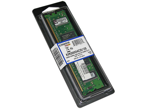 Memoria Kingston DDR DIMM PC2100 (266Mhz), 128MB