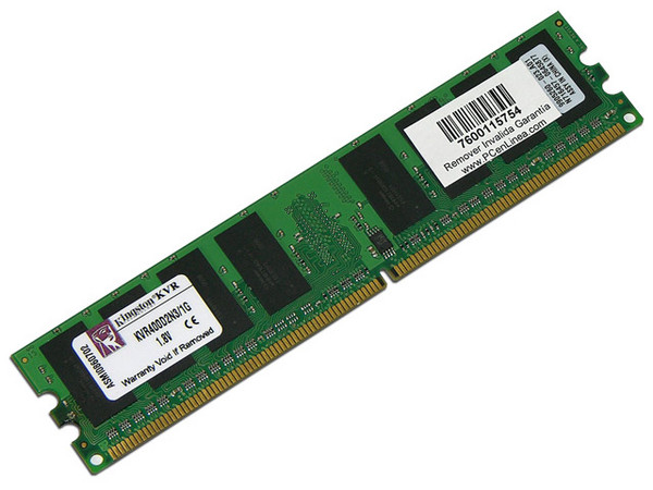 Memoria Kingston DDR2 DIMM (400MHz) PC2-3200, 1GB