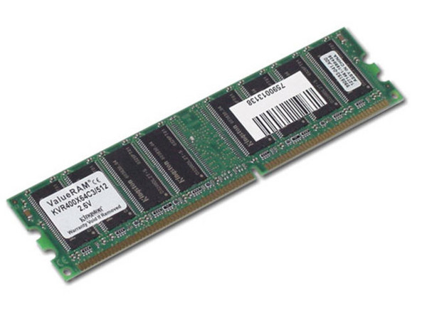 Memoria Kingston DDR DIMM PC3200 (400Mhz), 512MB
